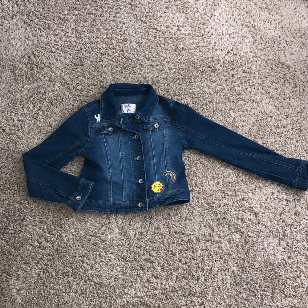 Girls jean jacket size 8/10